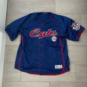 MLB True Fan Series Chicago Cubs National Embroidery Baseball Jersey Size XL MLB